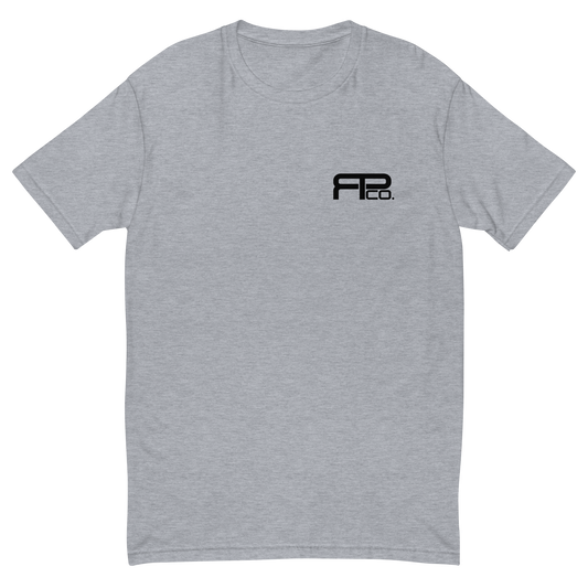 performance rebellion t-shirt. Grey, front