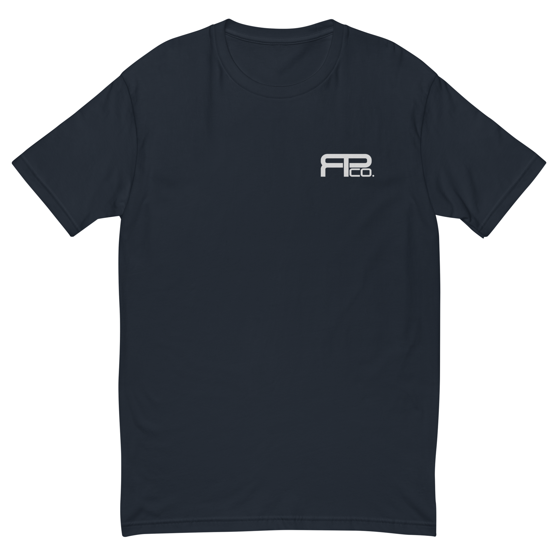 Performance rebellion t-shirt. Front, Navy