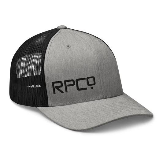 regular patriot offset embroidered snapback. Black Grey, right side turn